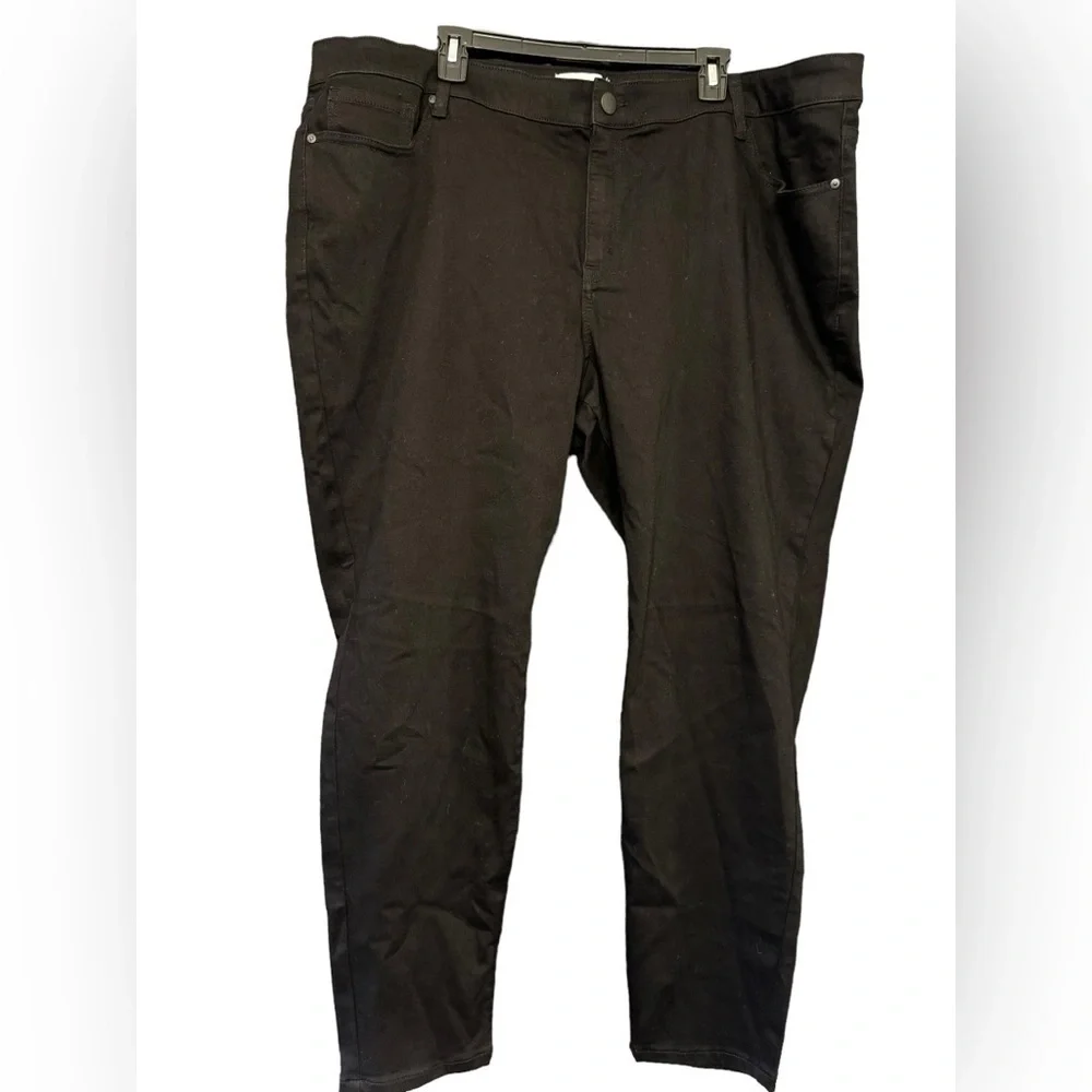 Lane Bryant Black Midrise Skinny Jeans